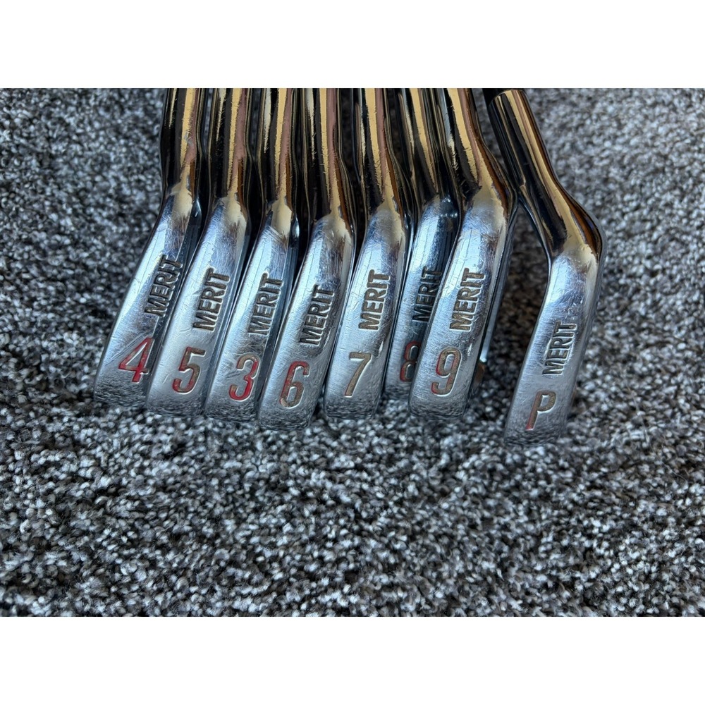 Merit Golf Club Set Fusion Forged Irons Right Hand Complete 3-PW Men Steel Shaft